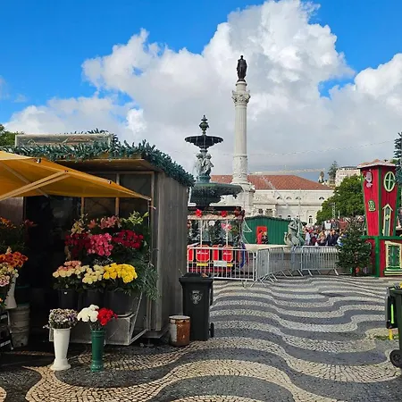 Rossio Vista Castelo, Santa Justa E Carmo דירה *