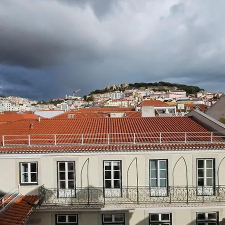 Apartamento Rossio Vista Castelo, Santa Justa E Carmo