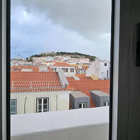 Lägenhet Rossio Vista Castelo, Santa Justa E Carmo