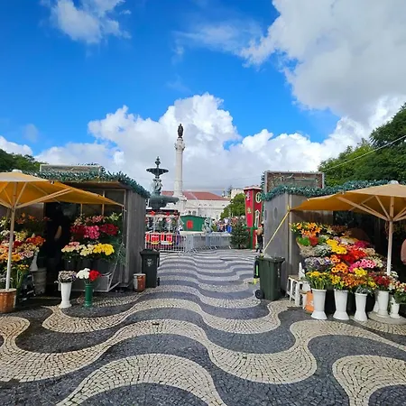 Lägenhet Rossio Vista Castelo, Santa Justa E Carmo *