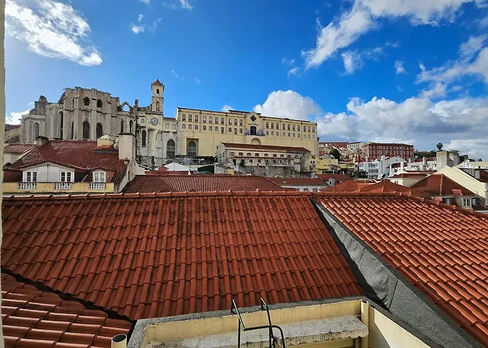Rossio Vista Castelo, Santa Justa E Carmo