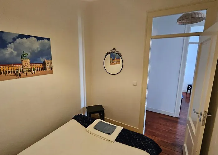 דירה Rossio Vista Castelo, Santa Justa E Carmo *